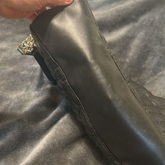 Kate Spade Astor Court Marlene Black Quilted Chain Handle Handbag Purse - Picture 4 of 16